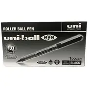 Uni-ball Eye Broad Rollerball Pens 12 Pack 1.0mm Black