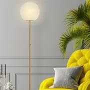 Oliana Floor Lamp Antique Gold Iron Black Marble - OLIANA FL-AGMB