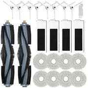 Accessory Set for Deebot T20E Omni/T20 Omni,Roller Brush Filter, Robot Vacuum Cleaner Replacement P as shown