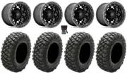 Fuel Unit 15" Wheels Black 30" Crawler XR Tires RZR XP 1000 / PRO XP