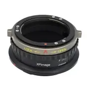 XPimage Locking Lens Adapter for NIKON F Mount Lens to Hasselblad X1D XCD Camera