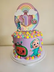 cocomelon cake Shaker topper Custom