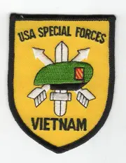 USA Special Forces Vietnam BC Patch Cat No K004