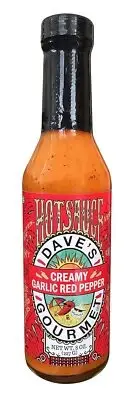 Dave`s Gourmet Hot Sauce Creamy Garlic Red Pepper 8 oz