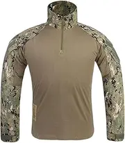 EMERSONGEAR Men's Tactical Shirt, Gen3 Airsoft Combat Army Paintball Quick-Drying Long Sleeve BDU T-Shirt Top