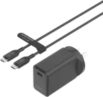 Mophie Essential 30W Wall Charger/Cable Black