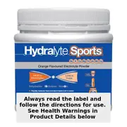 Hydralyte Sports Electrolyte Powder Orange 900g