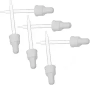 JECOMPRIS Pack Glass Droppers Silicone Caps Precision Pipettes for Liquid Measurement for Bubble Drinks