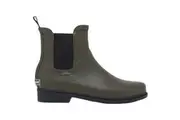 Womens Hush Puppies Muddy Shoes Dark Olive Dress Formal Work Everyday Boots