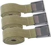 Strong Sturdy Cargo Lashing Straps 3 Pack for Camping Luggage Storage Made from Material