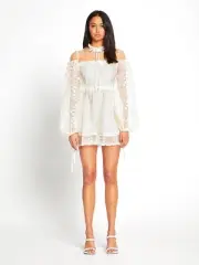 BNWT ALICE MCCALL CREME MOONSTRUCK PLAYSUIT - SIZE 10 AU/6 US (RRP $395)