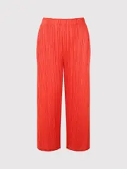 [Pleats Please By Issey Miyake] Pleats Please By Issey Miyake-Flared Rosso-Donna 2