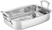 Scanpan Clad 5 Induction Roasting Pan, 44 x 27x 13 cm