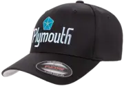 Classic PLYMOUTH logo - Embroidered Flexfit Wooly Adult 6-Panel Cap Size - S/M