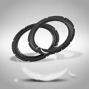 SustVita Speaker Replacement Parts 10 Inch Perforated Rubber Rings for Subwoofer Surround Repair