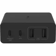 Belkin BoostCharge Pro 108 W AC Adapter - Universal Adapter - USB - USB Type-C - For MacBook Pro, iPhone - Black