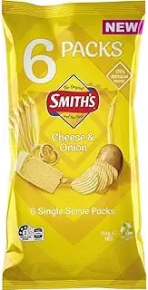 Smith's Crinkle Crinkle Cut Cheese and Onion Potato Chips 170 g