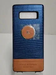 Sapavo Cover K-Case for Samsung Galaxy Note 8 Case Blue/Black/Brown Leather