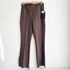 Epoque Evolution Jet Set flare Side Slit Pants Brown 10