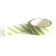 Avery Elle Washi Tape Washi Tape Lemon Grass Stripes