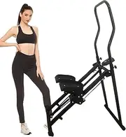 Stair Climber, Foldable Stair Stepper Machine, Vertical Climber Height Adjustable Stepper with LED Display and Handlebar,Vertical Cardio Exercise Machine for Home and Office Exercises,300LBS Loading