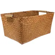 Boxes Bam Storage Baskets Crate for Shelves Rectangular Woven