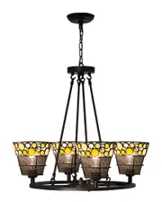 Dale Tiffany Pasqual 4-Light Mesh Hanging Fixture