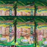 Pack of 6 Bin Bin Rice Crackers, Coconut Milk Flavor, 5.3 oz Each Pack