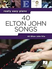 Hal Leonard Really Easy Piano 40 Elton John Songs Book: Really Easy Piano Series