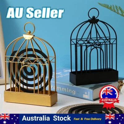 Mosquito Coil Holder Outdoor Birdcage Decor Burner Repellant Garden Mozzie HoKC