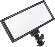 GUYOS L132T Professional Ultra-Thin LED Video Light Photography Fill Light Adjustable Brightness and Dual Color Temp. Max Brightness 1065LM 3300K-5600K CRI95+ for DSLR Camera and