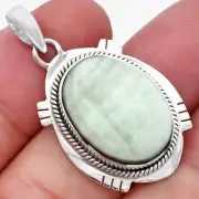 Natural Saturn Chalcedony 925 Sterling Silver Pendant Jewelry P-1463