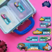 Submarine Series Personalised Name Label for Kids