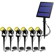 Outdoor Pathway Lawn and Fence Garden Spot Lights with Solar LED