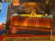 Super Mario Bros Deluxe Bowser Battle Action Figure Playset New Sealed