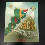 二手童書~英文繪本  WACKY COMPARISONS :WACKY WAYS TO COMPARE SIZE(#)