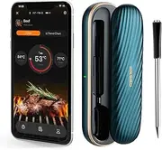 [Inkbird] Wireless Meat Thermometer INT-11X-B, Bluetooth BBQ Thermometer Wire-Free for Grilling and Smoking, App Remote Control, IP67 Waterproof, 25 Hours of Continuous Cooking