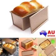 Rectangle Non-stick Toast Box Kitchen Bread Loaf Tin Pan Mold Baking W/ Lid 2024