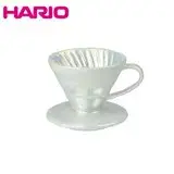 在飛比找遠傳friDay購物優惠-HARIO V60鈦白珠光濾杯 VDC-01-WO-TW(1