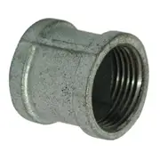 Galvanised Malleable Socket Female Pipe Joiner - BSP Thread