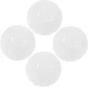 VANZACK Pitching Machines: 4pcs Softball Balls Practice Baseballs Softball Ball Replacement Compact Lightweight