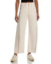 Mother The Half Piped High Rise Cropped Jeans in Act Natural