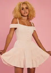 [Sugar Thrillz] Go With Grace Babydoll Dress