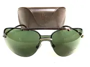 New WEB Armada WE106 09N Silver Black Green Men's Sunglasses