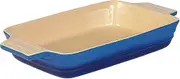 Chasseur La Cuisson Rectangular Serving Dish, 26 cm Size, Blue