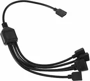 GRIRIW 12V 5 Way ARGB Splitter Cable for Computer Accessories RGB Extension Connector Cord for LED Light Strips and Chassis
