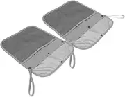 GREENADSCAPE 2pcs Universal Stroller Diaper Bag Large Capacity Organizer Net Bag for Carrying Toys Wet Clothes Beach Shopping Camping