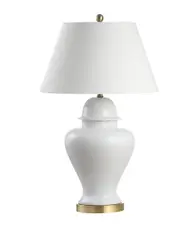 JONATHAN Y Sagwa 33 Ceramic Iron Modern Classic Led Table Lamp
