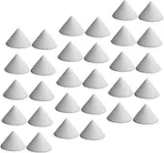 Anneome 30pcs Ceramic Pottery Kiln Nail Set Pottery Tools for Clay Firing Refractory Support Nails Cone