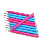 10X Random Slotted Paper Quilling Tools Muticolor Plastic DIY Paper Craft _ro